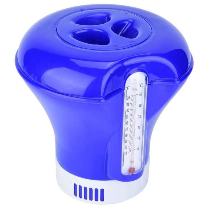 Distributeur De Chlore Chimique Pour Piscine Flottant Avec Thermometre Pour Piscine Spa Jacuzzi Bain A Remous Et Fontaine Achat Vente Thermometre Barometre Distributeur De Chlore Chim Cdiscount
