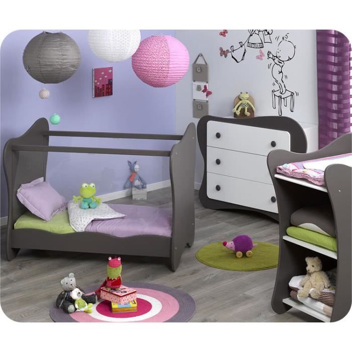 Eb Mini Chambre Bebe Iris Taupe Cdiscount Puericulture Eveil Bebe