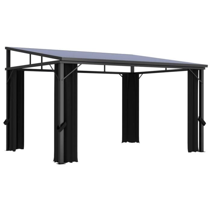 Tonnelle De Jardin 3x4 M Bleu – Pavillon Barnum Résistant UV Et Eau