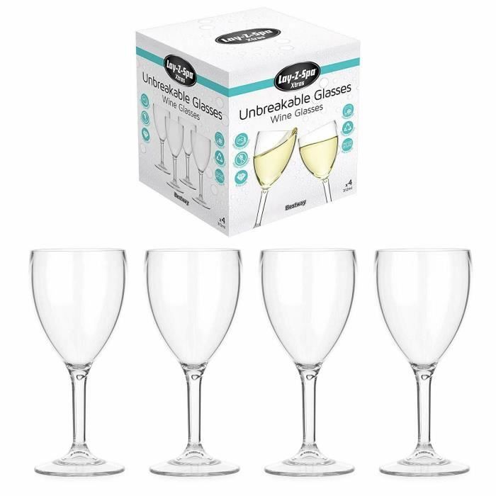 verres a vin incassables lay z spa cdiscount maison