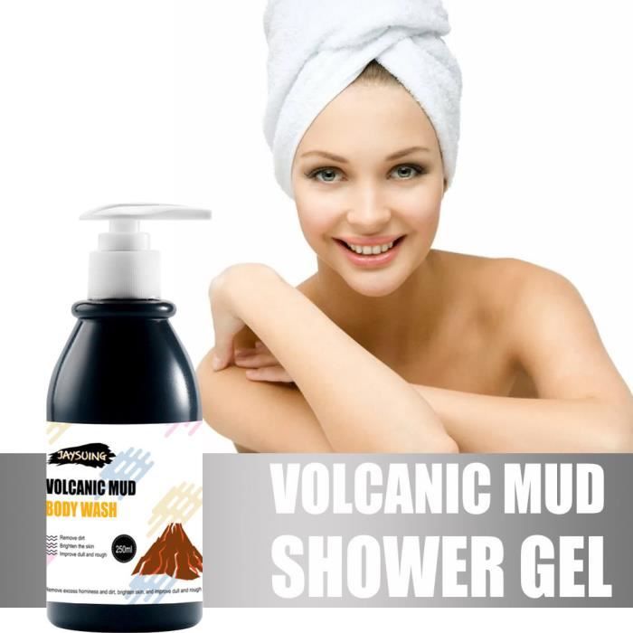 Deep Sea Volcanic Mud Shower Gel Nettoie en profondeur et illumine la