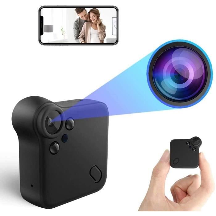 Mini Caméra Espion WiFi Nanny Caméra Cachée Full HD 1080P Caméra  Surveillance Voiture sans Fil avec Vision Nocturne et Détection de -  Cdiscount Informatique