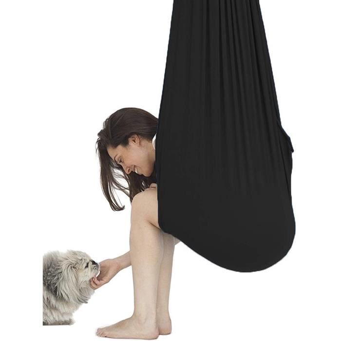 Balançoire Sensorielle Intérieure ROKZELT Pour Enfants – Tissu Nylon Doux, Système De Suspension Robuste, Effet Apaisant – Pour Autisme, TDAH, Intégration Sensorielle