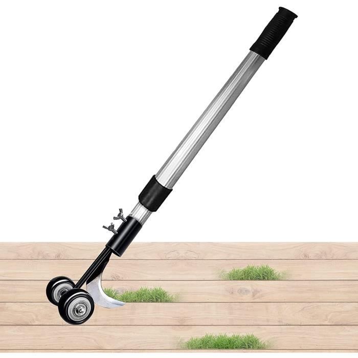 Arracheur Mauvaise Herbe, Tire Racine Désherbeur avec Roues, Désherbeurs Manuels Le Jardin, pour