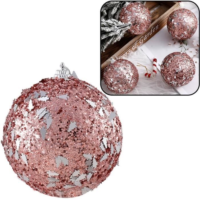 Boules De Noël à Paillettes Suspendues, Décoration D'arbre De Noël Réutilisable Pour La Maison, Fête De Noël
