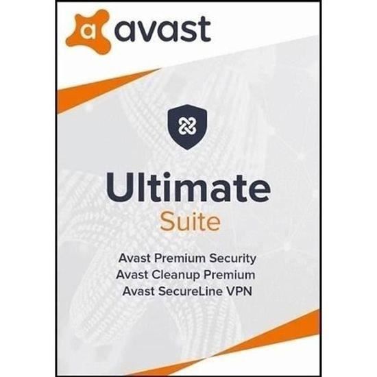 Avast Ultimate Suite 2023 - ( 3 Ans / 10 Appareils ) | Version Téléchargement