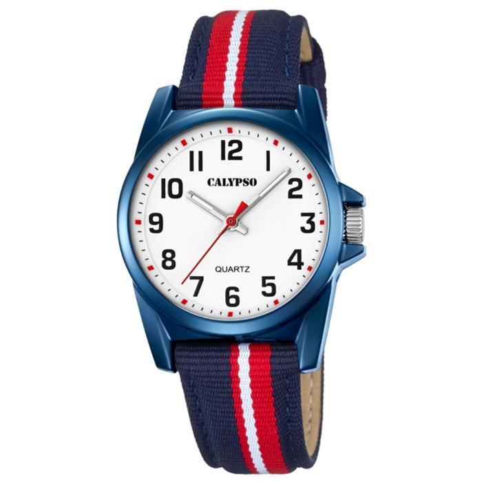 Calypso Montre enfant Junior Collection analogique Quartz cuir