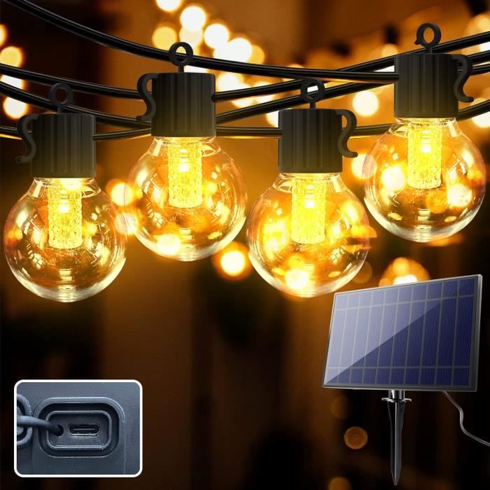 Guirlande Led Extérieur Solaire Guirlande Solaire Extérieure