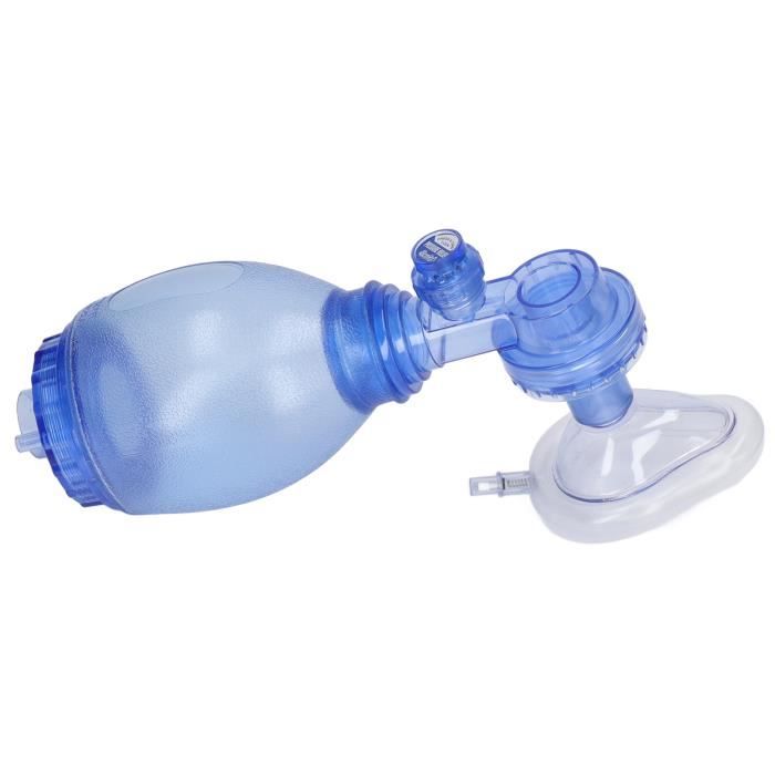 Masque De Réanimation / Bouclier Facial CPR En PVC – Réutilisable, Stérilisable – Pour Premiers Secours Adultes – CE