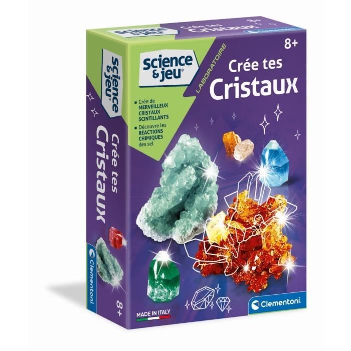 Science4you Fabrique de Cristaux pour Enfants 8 Ans - Kit Chimie +
