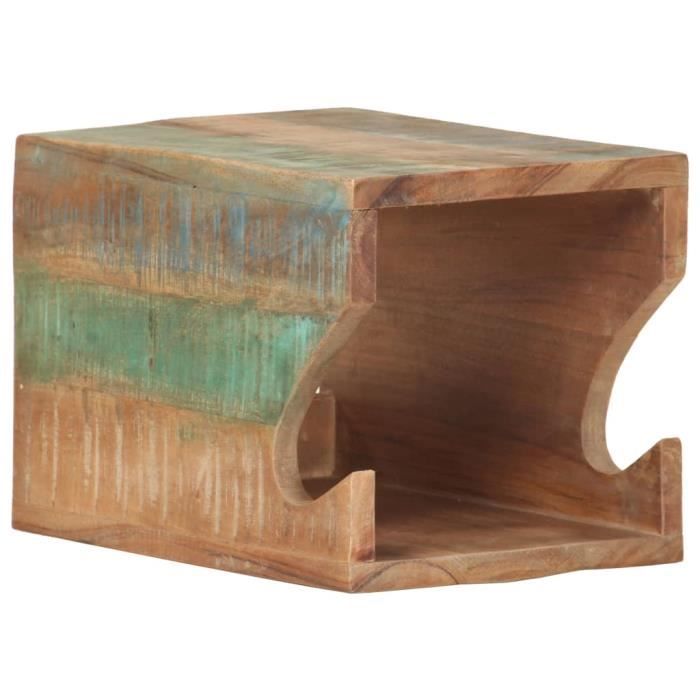 Porte-Bagages En Bois Massif 60x40x60cm - Support De Valise Pliable Avec Sangles Nylon Pour Chambre Et Hôtel