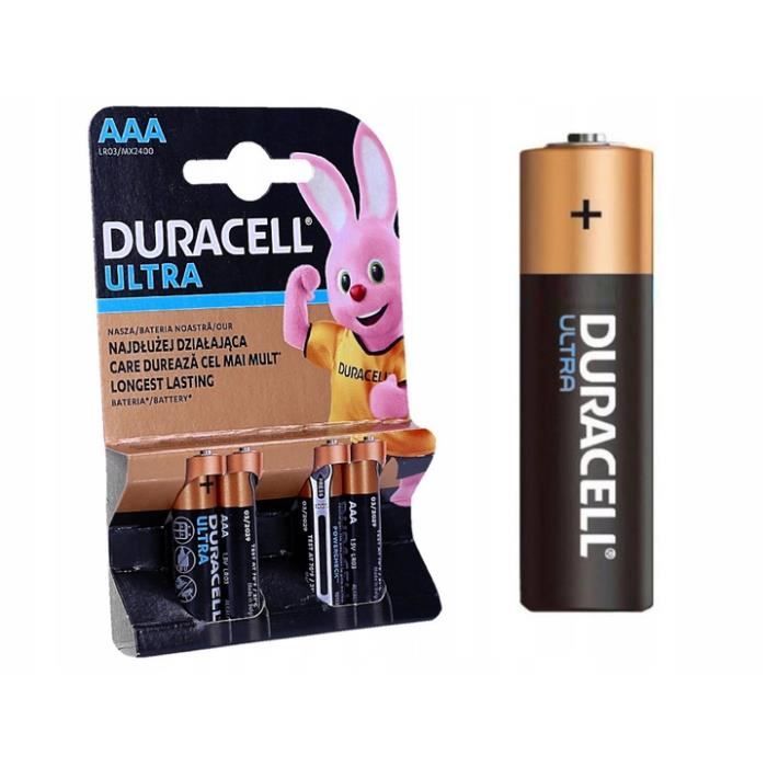 4x piles alcalines DURACELL TURBO MAX AAA/LR3 LR03/AAA AAA (R3 ...