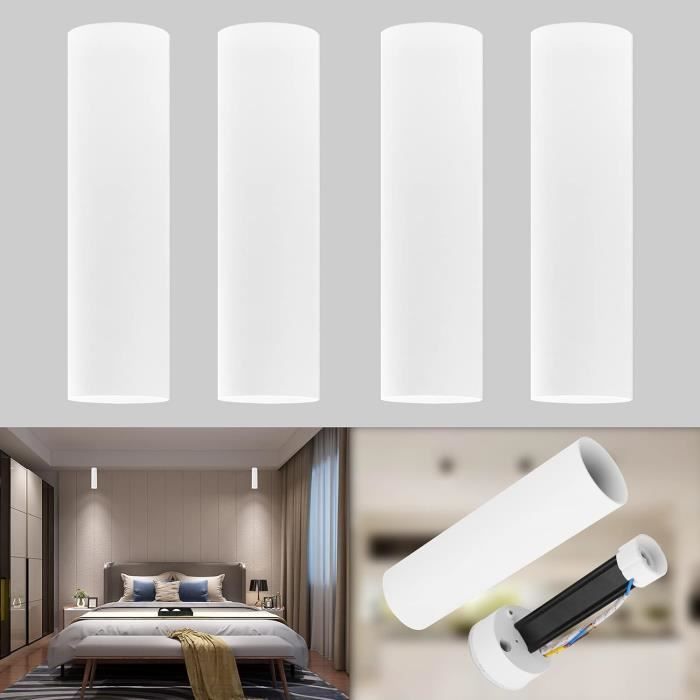Spot LED AR111 Douille GU10 - 10W, 3000K Blanc Chaud - Noir - Neuf