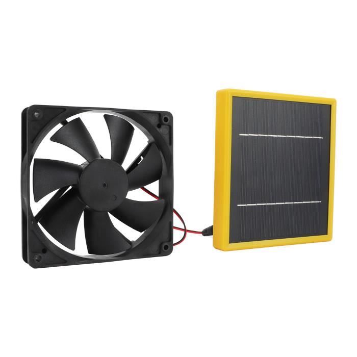 Casquette Rafraîchissante Outdoor Casquette Ventilateur Solaire - Noir - Batterie 650 MAh - 3 Vitesses - USB Chapeau Ventilateur USB Rechargeable