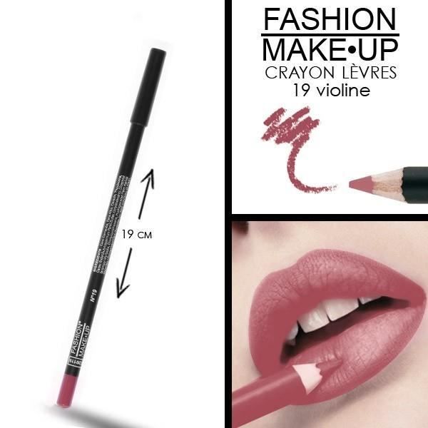 Crayon à Lèvres Auto-Mine Petugons - Couleur Violine/Violet - Neuf