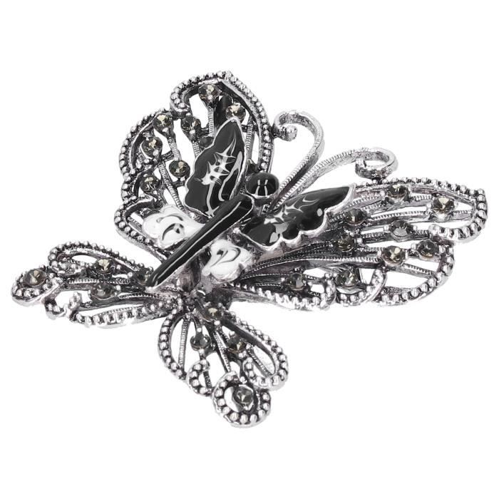 GRANDE BROCHE PAPILLON - Broche Faberge style Papillon - Grande Broche