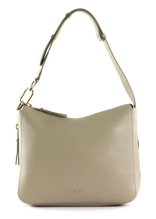 Sac à épaule FURLA Zoe Shoulder Bag S - Marshmallow - Cuir Véritable