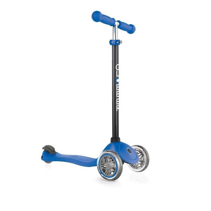 Trottinette 3 roues GLOBBER Primo V2 Bleu Guidon ajustable Achat Vente Trottinette 3 roues GLOBBER Primo V2 Bleu Guidon ajustable Cdiscount