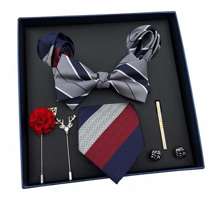 Set Bretelles Et Nœud Papillon Enfant 1-8 Ans - Bretelles Y élastiques, Nœud Ajustable - Cadeau élégant (Bordeaux)
