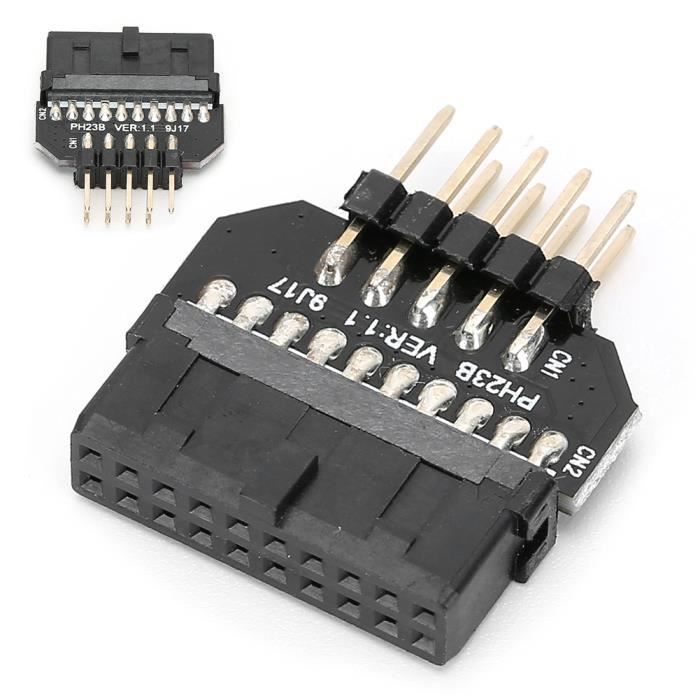 Carte D'extension PCIE USB 3.1 GEN2 Type-E, Connecteur PCI 3.0 1X à 20