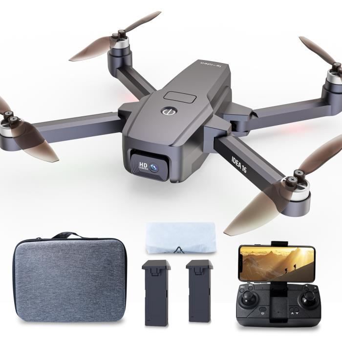 Le idea RC Drone avec Camera 4K Drones avec 2 Cameras Vitesse du 40km h Moteur sans Balais 5GHz WIFI FPV 2 Batteries 30 Minutes Cdiscount Jeux Jouets