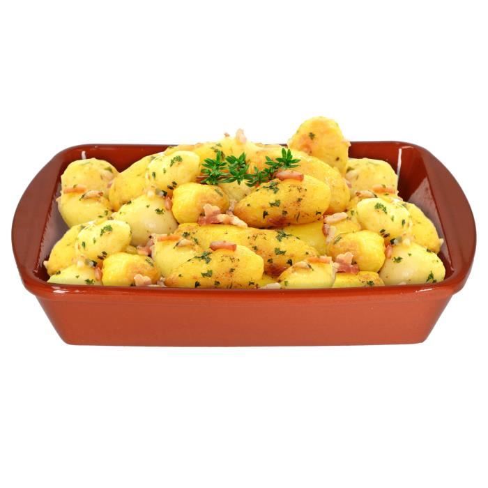 Plat à four en terre cuite 26x19cm - 99522 - Cdiscount Maison