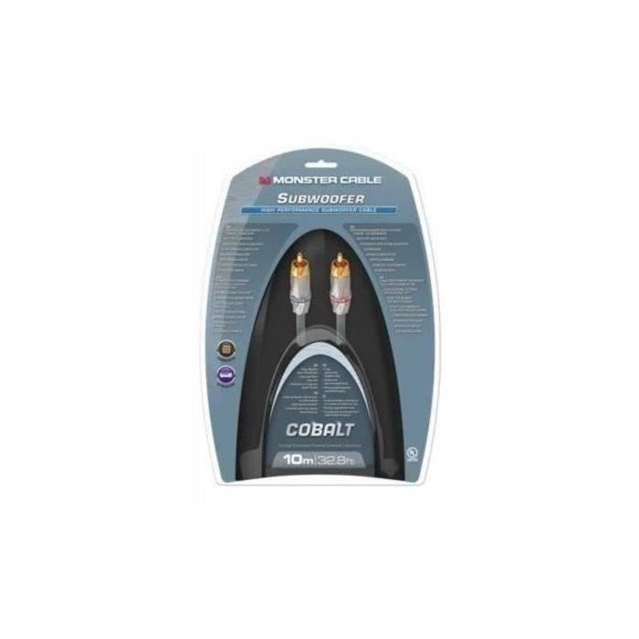 MONSTER Câble Subwoofer Haute Performance - 10 m