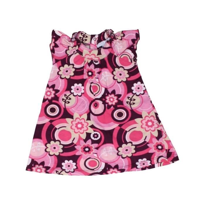 Robe Bebe Fille Okaidi 6 Mois Rose Ete Rose Rose Cdiscount Pret A Porter