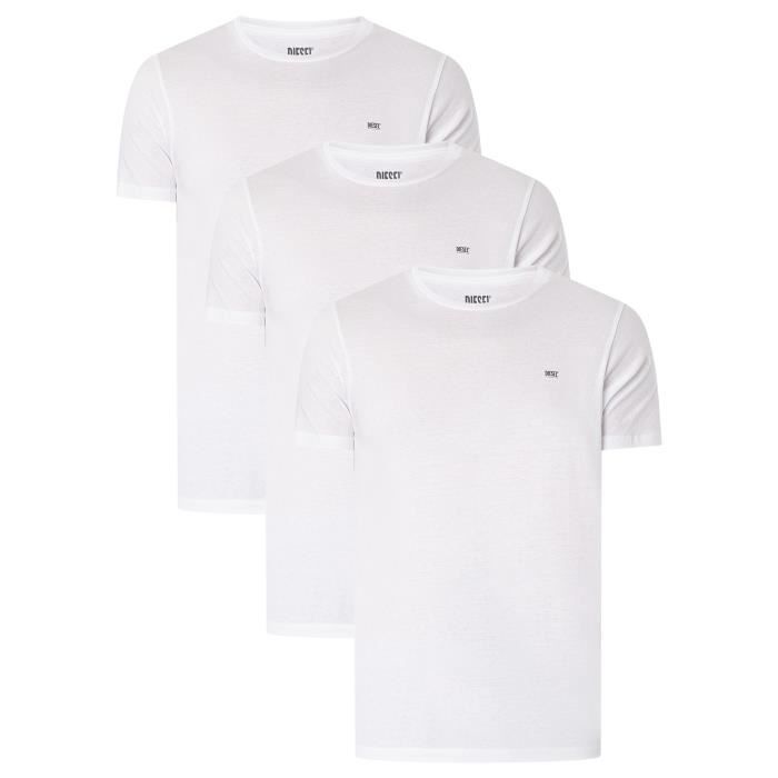 T shirt ras de hot sale cou homme