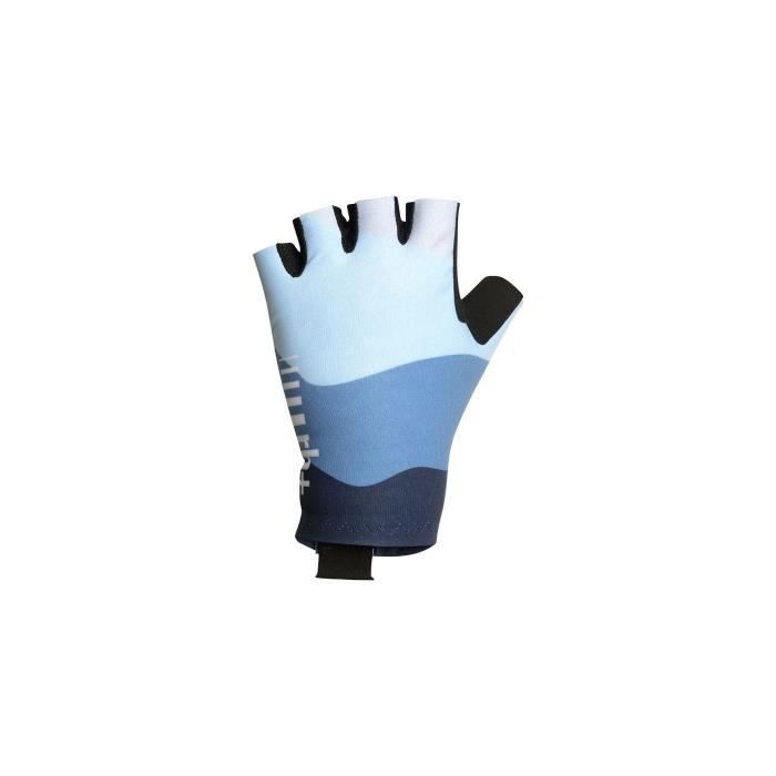 gants de cyclisme rh+ new fashion - homme - bleu - respirant