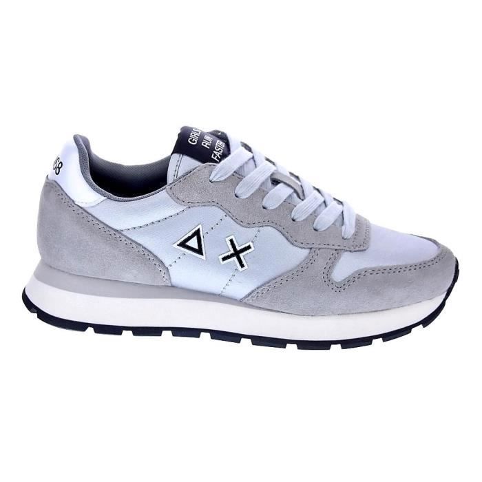 SUN68 Zapatos Sun 68 - Ally Bright Nylon - Gris - Lacets - Plat - Femme