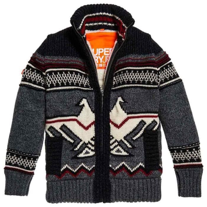 superdry icon brynner cardigan