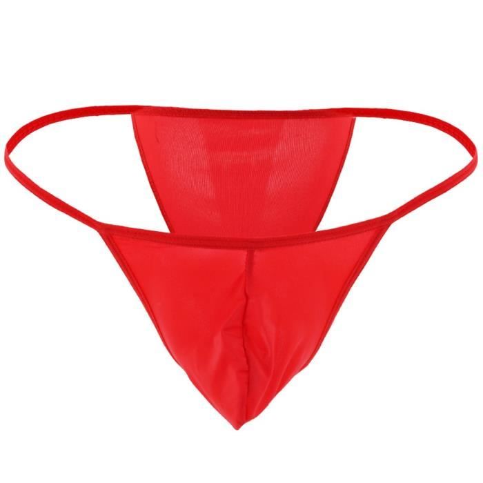 String Homme Sexy rotique Lingerie Ficelle Slip Tanga Thong Sous