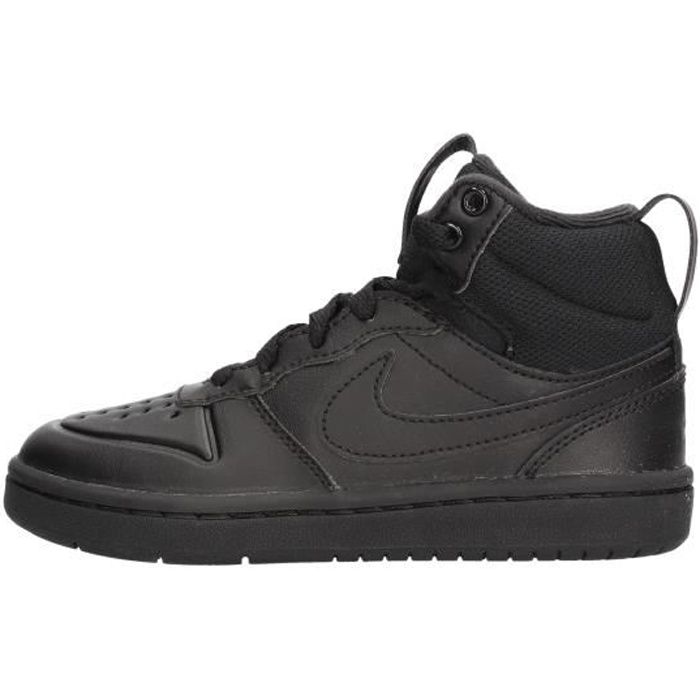 Nike - Court borough mid nero BQ5442-001 Nero - Cdiscount Chaussures
