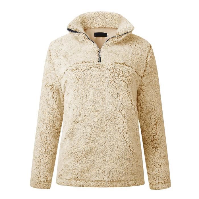 Sweat zippé sherpa Clearance