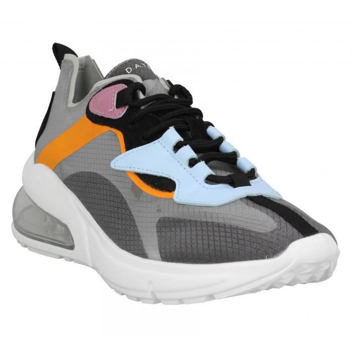 D.A.T.E Baskets Aura Honey Ripstop Noir Femme Multicolor noir Cdiscount Chaussures
