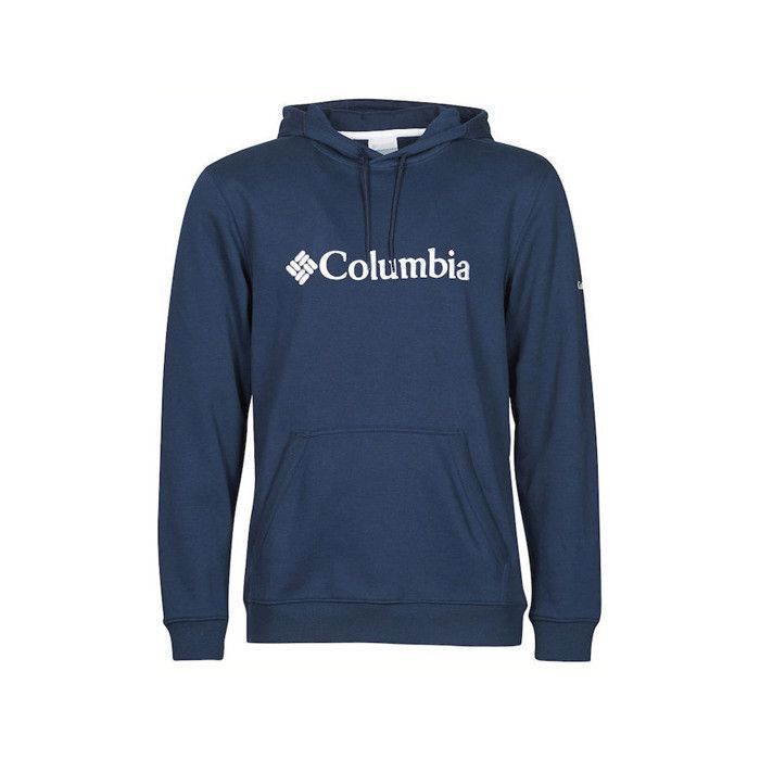 Sweat Columbia Basic Logo 2 Hoodie Bleu Marine Universitaire Blanc Homme