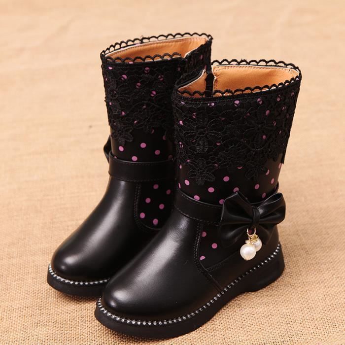 bottines enfant cuir