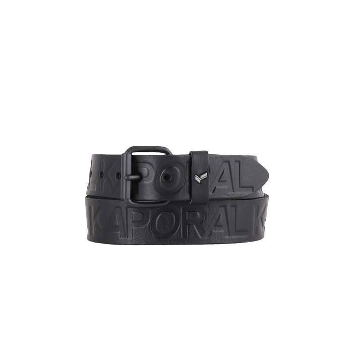 Ceinture Kaporal Homme Taji Noir cuir - Authentique Accessoire Kaporal Homme