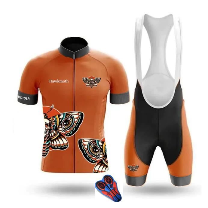 Tenue Cyclisme Homme été - Maillot + Cuissard Gel 9D - Respirant Séchage Rapide
