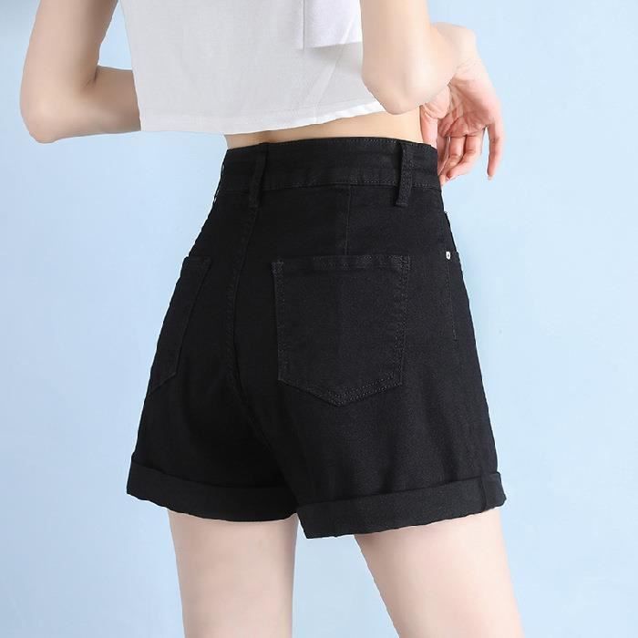 Short large femme on sale taille haute