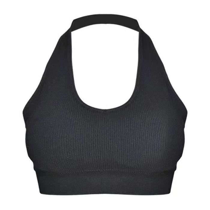 Lot De 4 Brassières-camisoles Rembourrées Pour Femme – Haut Court Confortable – Yoga, Détente, Sport Léger – Bretelles Larges