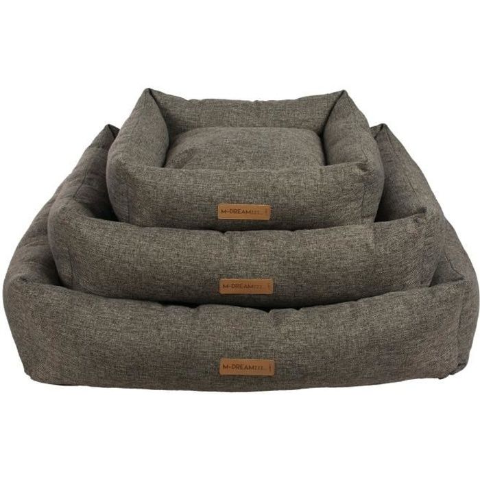 Meilleurs prix pour MPETS Panier coussin OLERON - Pour chien - S - Gris anthracite