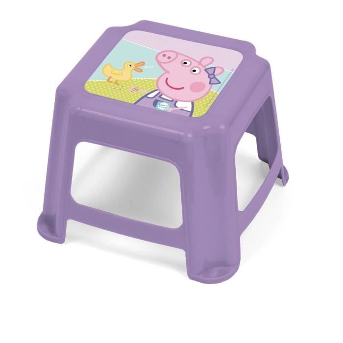 Peppa Pig Tabouret Marchepied Pour Enfant Violet Cdiscount Puericulture Eveil Bebe