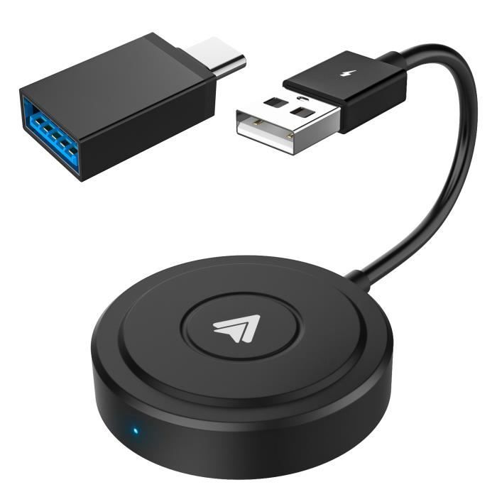 Adaptateur Android Auto sans fil, mise à niveau 2024, WiFi 5 mesurz, dongle  automatique pour Abrting, filaire en usine, Android Auto vers sans fil -  AliExpress