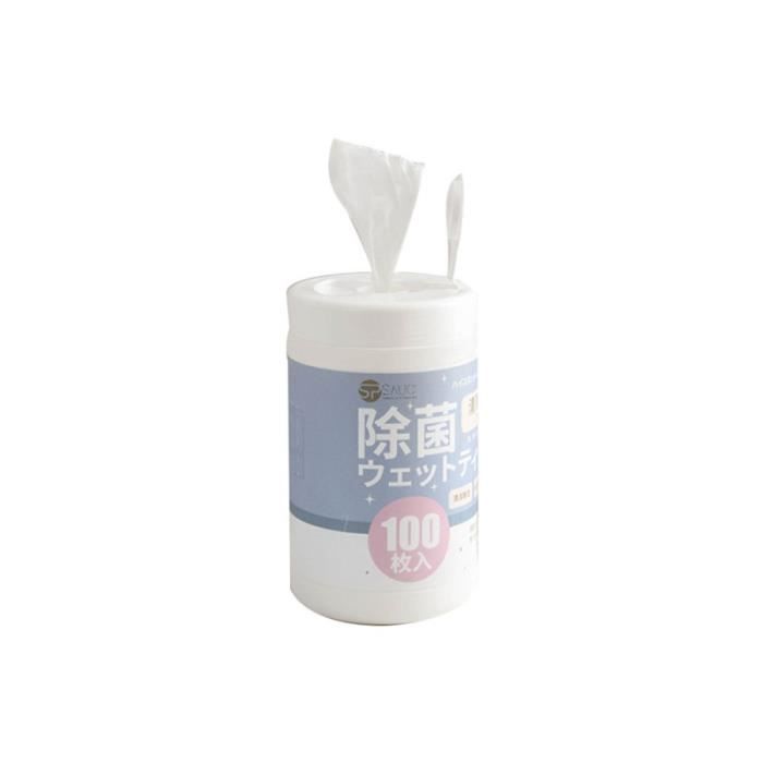 100 Feuilles De Serviettes Desinfectantes A L Alcool Pour La Maison Savon Shampoing Bain Moussant Huile De Bain Cdiscount Au Quotidien