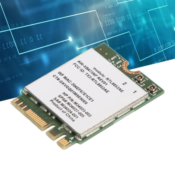 SAL carte WiFi AX201NGW Carte sans Fil WIFI 6, Carte sans Fil WIFI 6