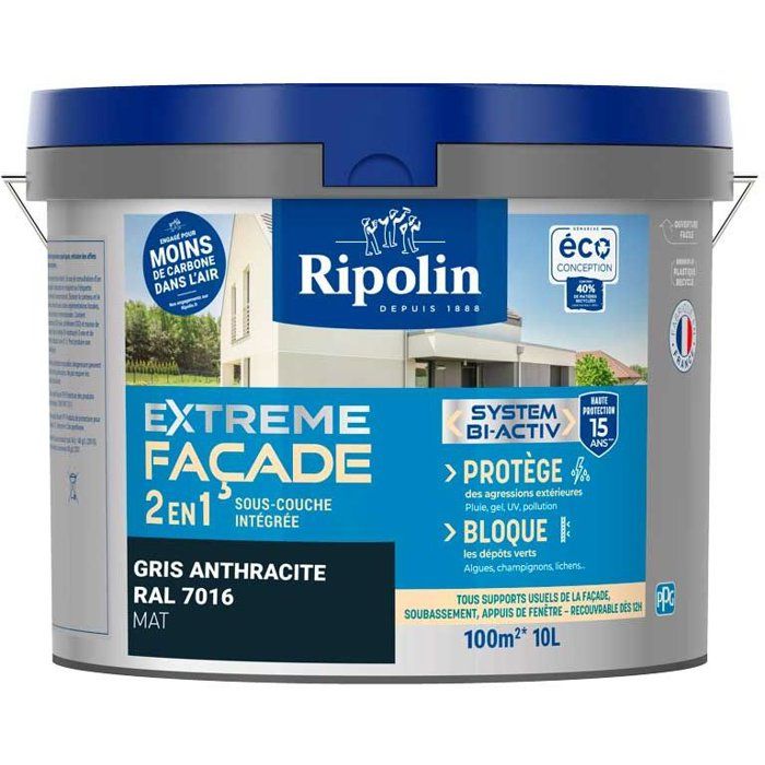 Ripolin Peinture Mat Façade 2 en 1 Avec Sous - vue 1