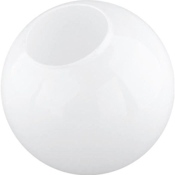 COOK-Abat-jour globe en verre de rechange Blanc Clair D15cm
