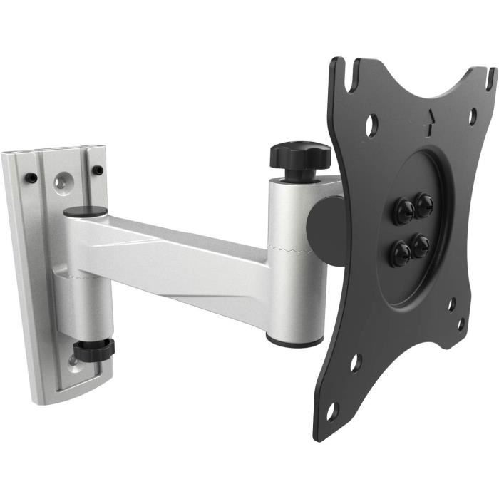 Supporto TV Fino A 32" Orientabile E Inclinabile Max 15Kg Vesa 75X75 O 100x100 Mm